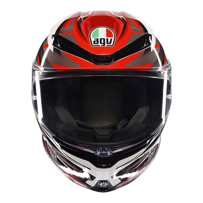 AGV K6 S - REEVAL WHITE/RED/GREY Main Image