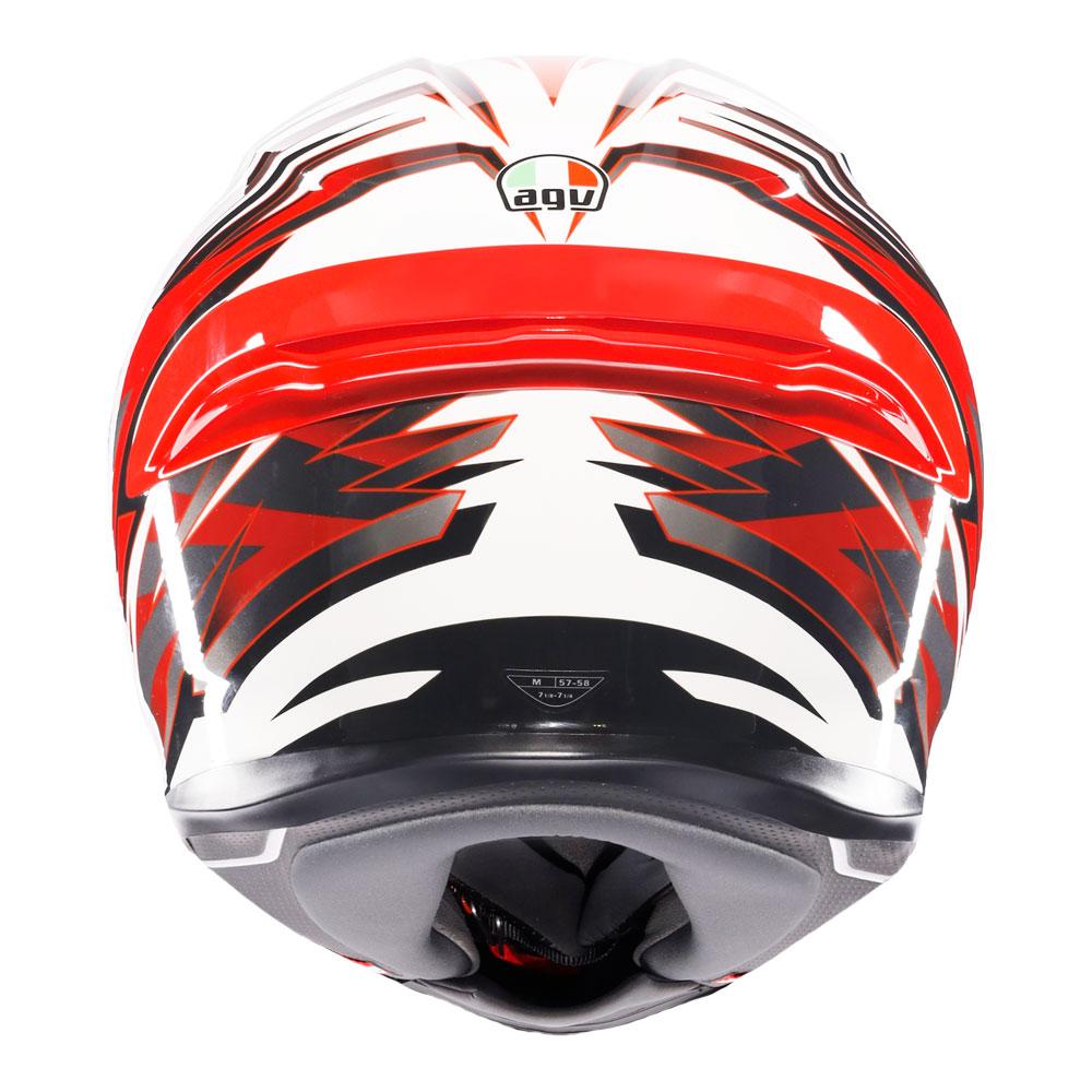AGV K6 S - REEVAL WHITE/RED/GREY