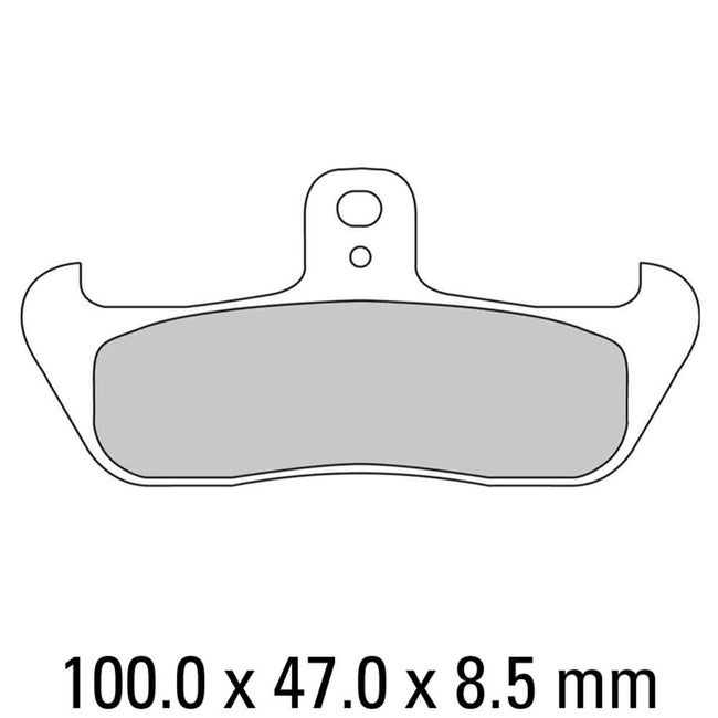 FERODO Disc Pad Set - FDB499 P Platinum Non Sintered Compound Hover Image