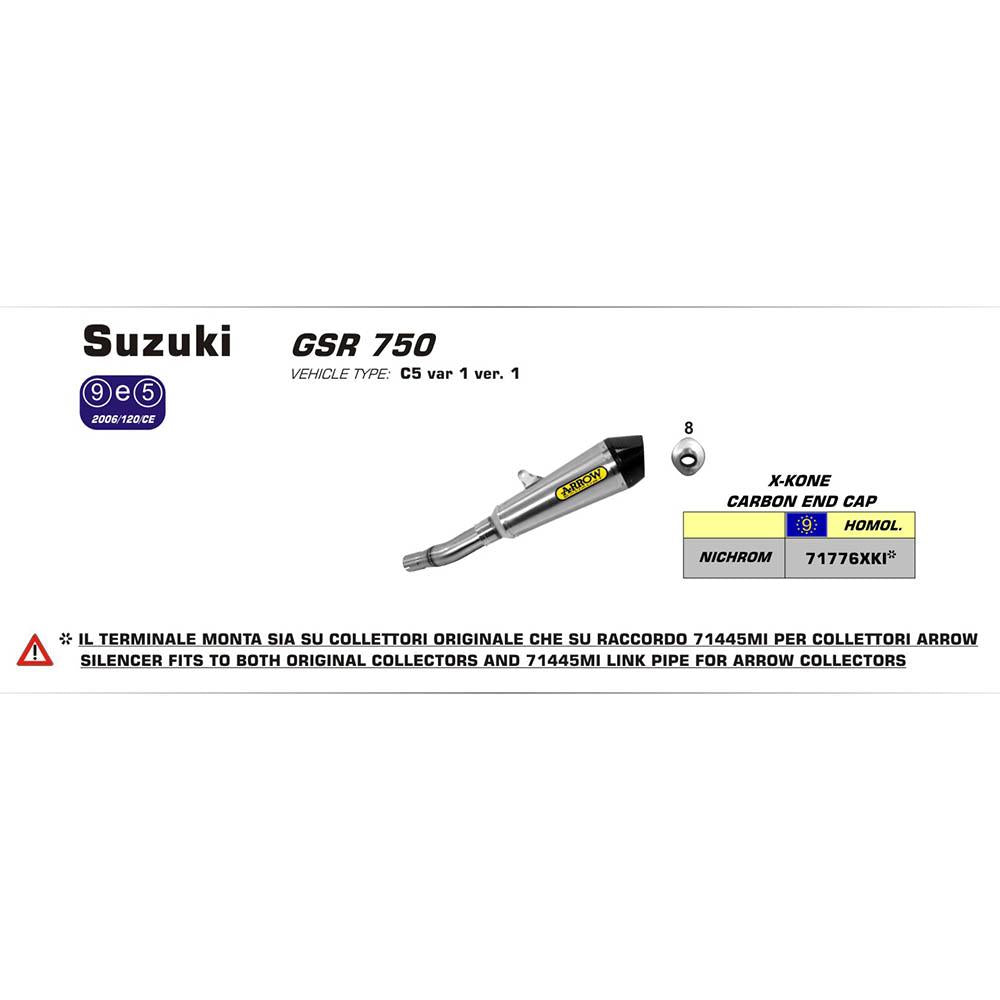 ARROW 71442MI Mid Link Pipe :- Stainless