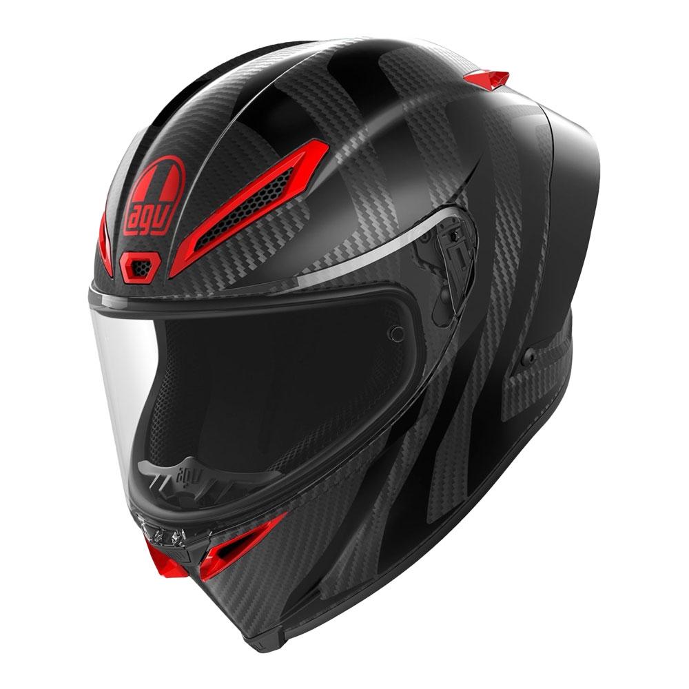 AGV PISTA GP RR - INTREPIDO MATT CARBON/BLACK/RED
