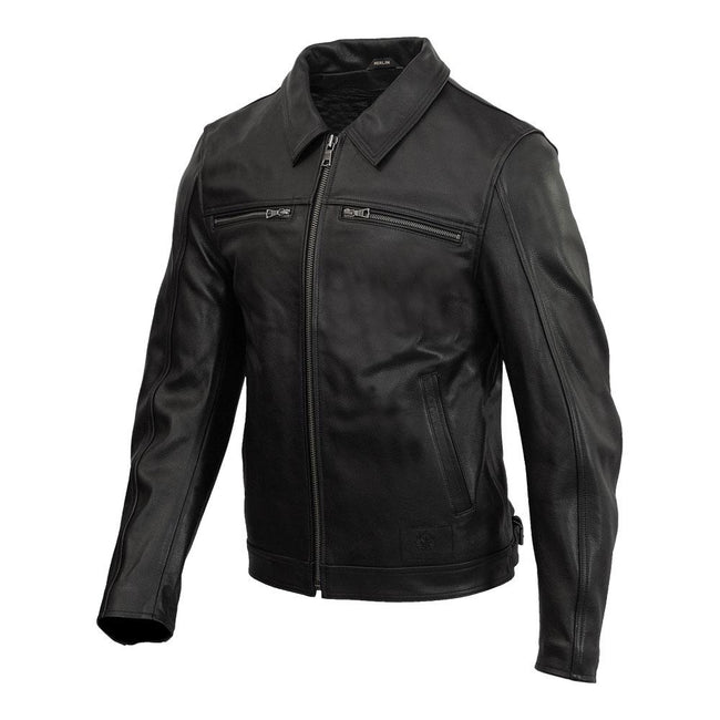 Merlin Kingsbury D3O® Leather Jacket Black Hover Image