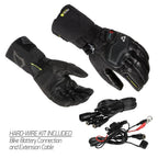 Macna E-Heated Ion RTX Gloves Hardwired Kit Black