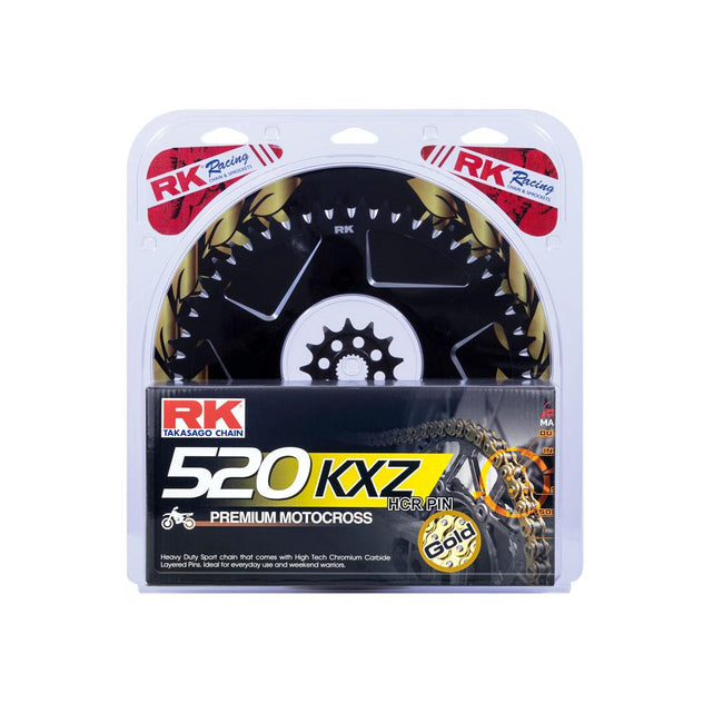 LITE PACK - RK CHAIN & SPROCKET KIT BLACK 13/49 RMZ250 13-23 Hover Image