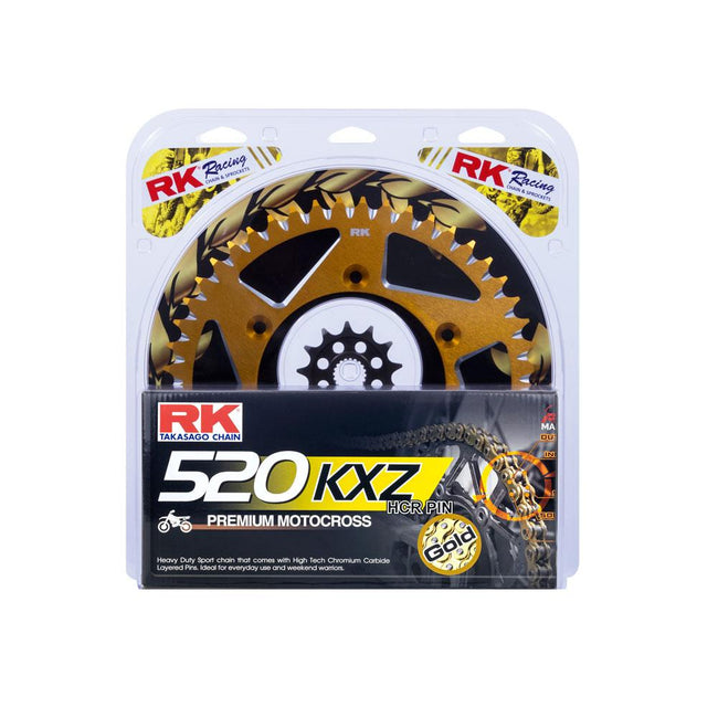 LITE PACK - RK CHAIN & SPROCKET KIT GOLD 13/49 RMZ450 13-24 Hover Image