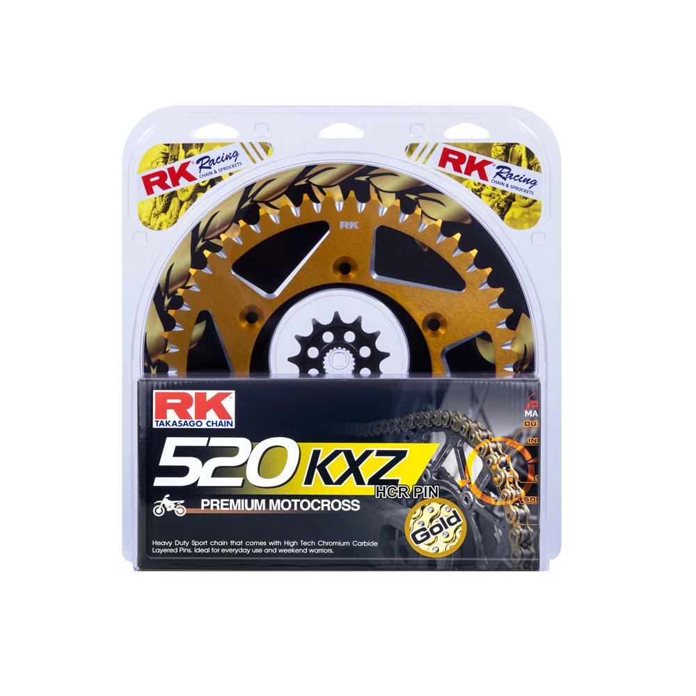 LITE PACK - RK CHAIN & SPROCKET KIT GOLD 13/50 RMZ450 13-24
