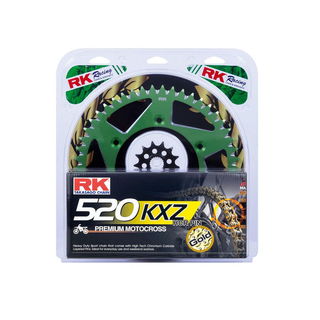 LITE PACK - RK CHAIN & SPROCKET KIT GREEN 13/51 KX250F 06-25 Hover Image
