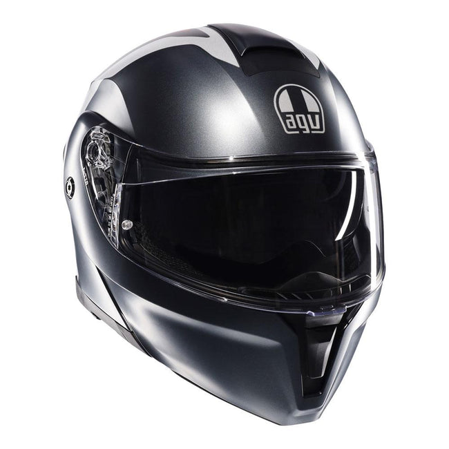 AGV STREETMODULAR - RESIA MATT GREY/SILVER/RED Hover Image