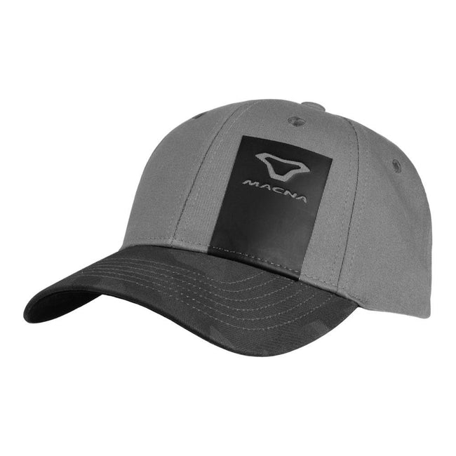 Macna Stripe Baseball Cap Dark Grey One Size Hover Image