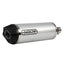 ARROW 71804AK Silencer - RACE-TECH Aluminium Silver with Carbon End Cap