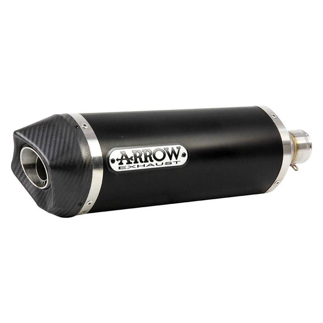 ARROW 71804AKN Silencer - RACE-TECH Aluminium Dark with Carbon End Cap Hover Image