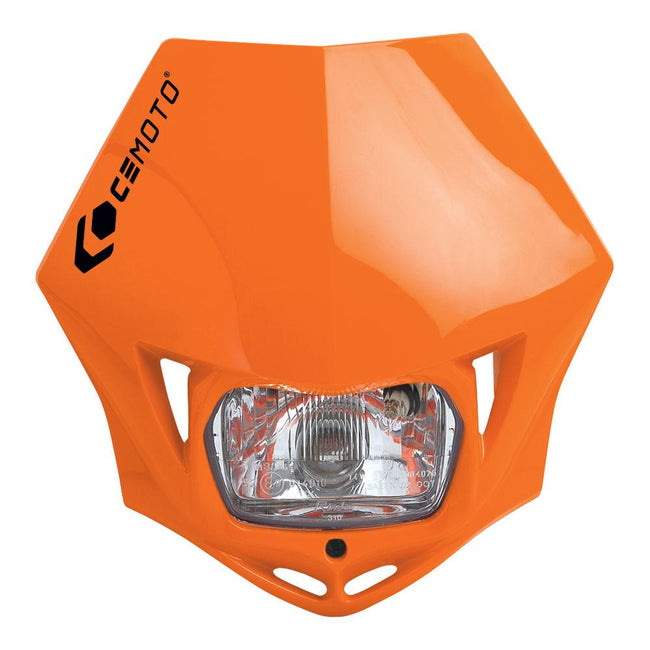 CEMOTO HEADLIGHT X-FUSE ORANGE Hover Image