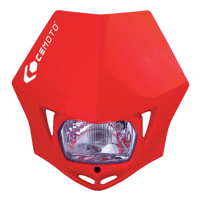 CEMOTO HEADLIGHT X-FUSE RED Hover Image