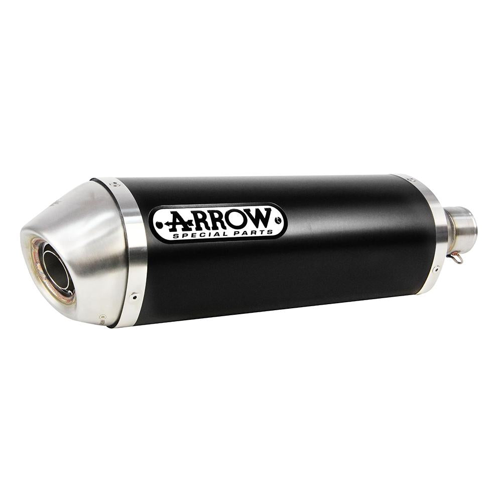 ARROW 71804AON Silencer - RACE-TECH Aluminium Dark with Steel End Cap