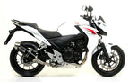 ARROW 71804AON Silencer - RACE-TECH Aluminium Dark with Steel End Cap