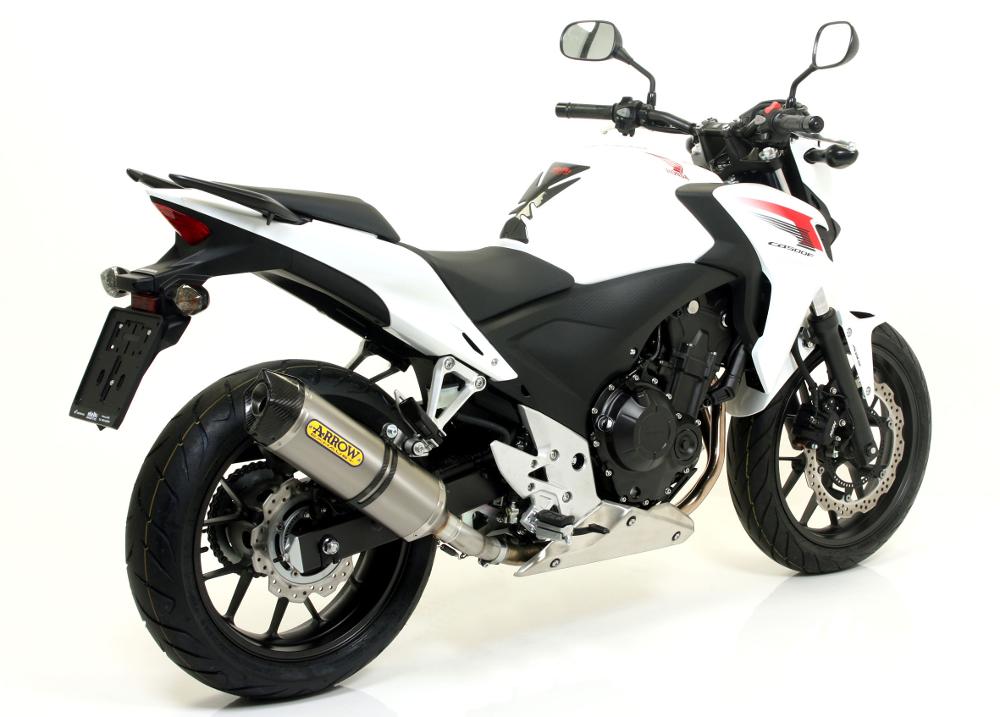 ARROW 71804PK Silencer - RACE-TECH Titanium with Carbon End Cap
