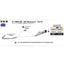 ARROW 71805AKNP Silencer - MAXI RACE-TECH Aluminium Silver with Carbon End Cap (Not for OE Pannier set)