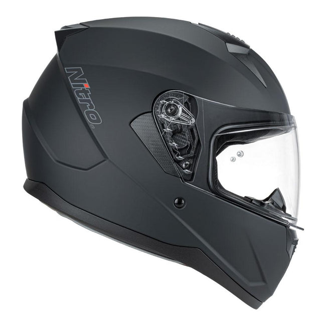 NITRO N670 FULL FACE SATIN BLACK Hover Image