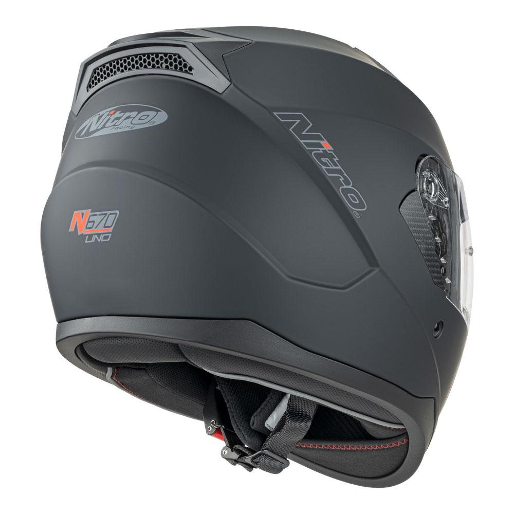 NITRO N670 FULL FACE SATIN BLACK