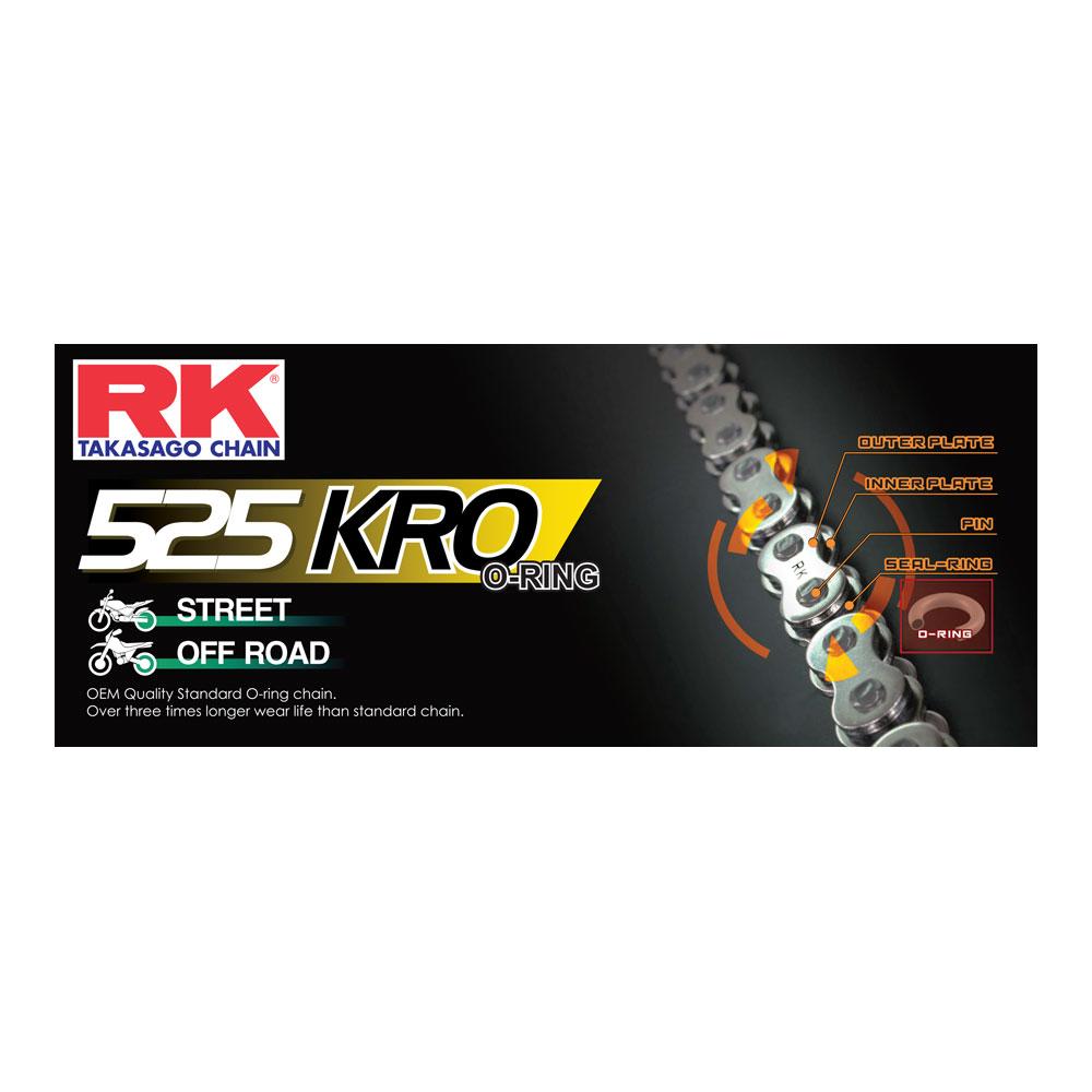 RK CHAIN 525KRO - 120 LINK