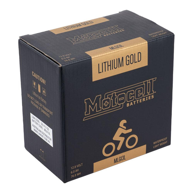 MOTOCELL LITHIUM GOLD - HJ13L-FP 3.5AH 42WH (DG9.2 - UN3480) Main Image