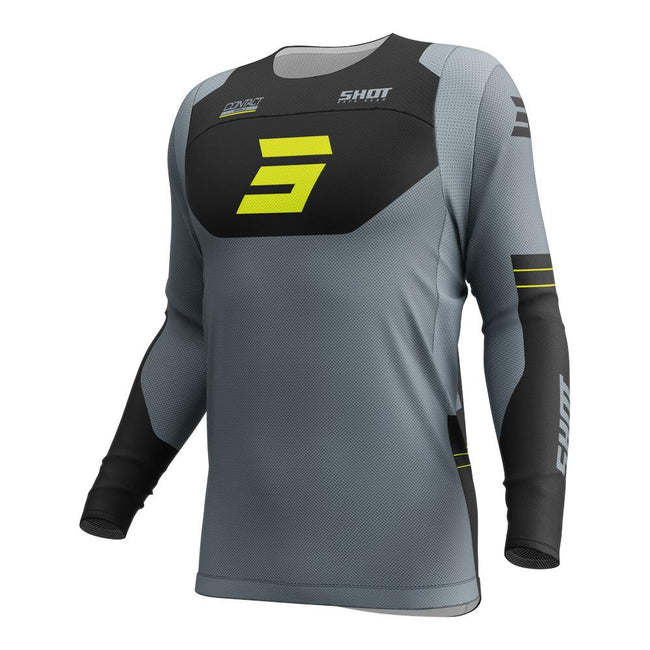 Shot Contact Shield Jersey Neon Yellow Hover Image