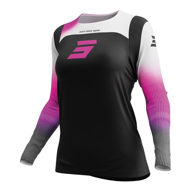 Shot Contact Hera Ladies Jersey Pink Hover Image
