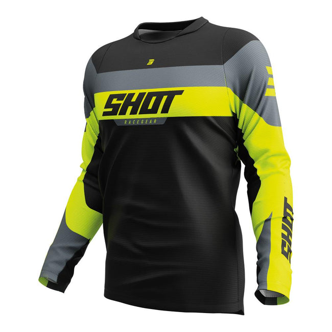 Shot Devo League Jersey Neon Yellow Hover Image
