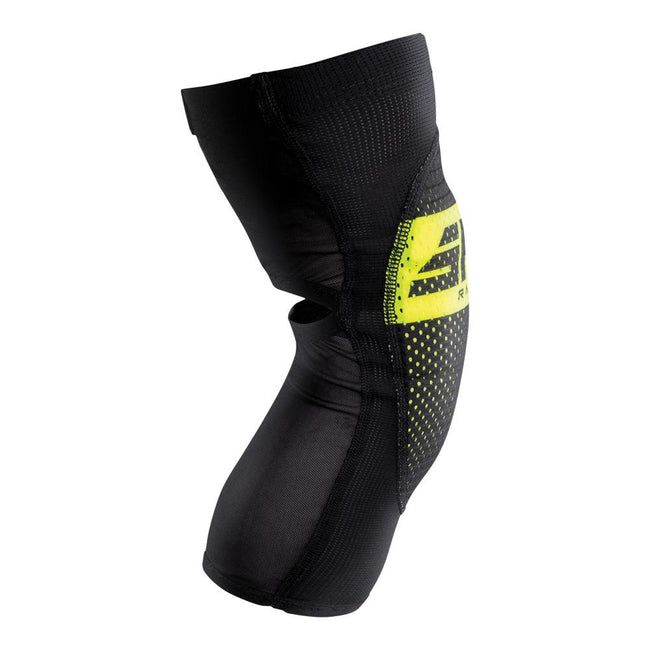 Shot Airlight Kid Knee Guards Black/Neon Yellow Main Image