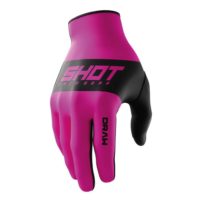 Shot Draw Kid Sky Gloves Pink Hover Image