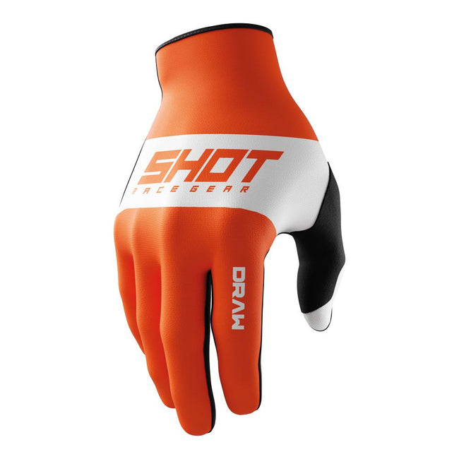 Shot Draw Kid Sky Gloves Orange Hover Image