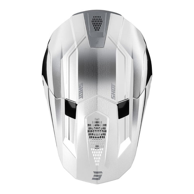 Shot Lite Challenger Helmet Black/White Pearly Main Image