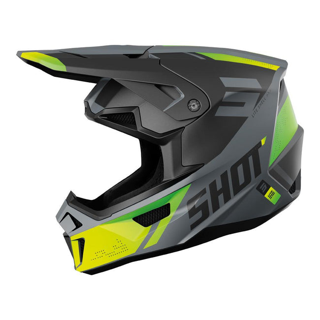 Shot Lite Ultra Helmet Neon Yellow Matt Hover Image