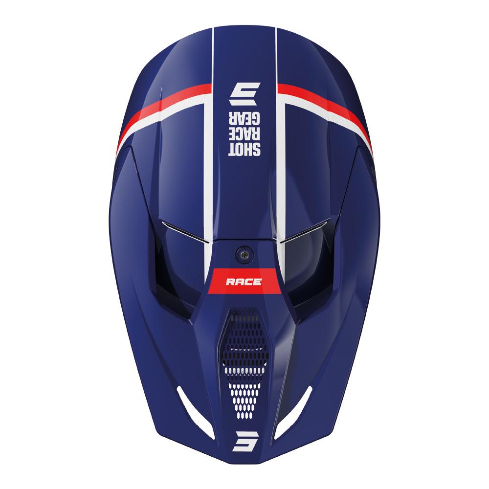 Shot Race Mythic Helmet Blue/Red Glossy