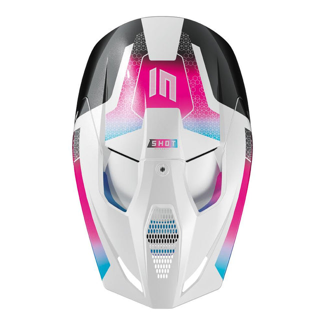 Shot Race Phaser Helmet Black/Blue/Pink Pearly Main Image