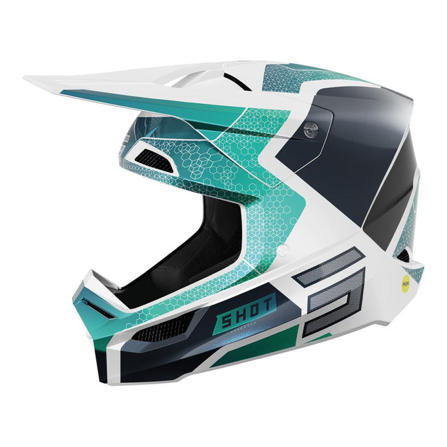 Shot Race Phaser Helmet Blue/Turquoise Pearly Hover Image