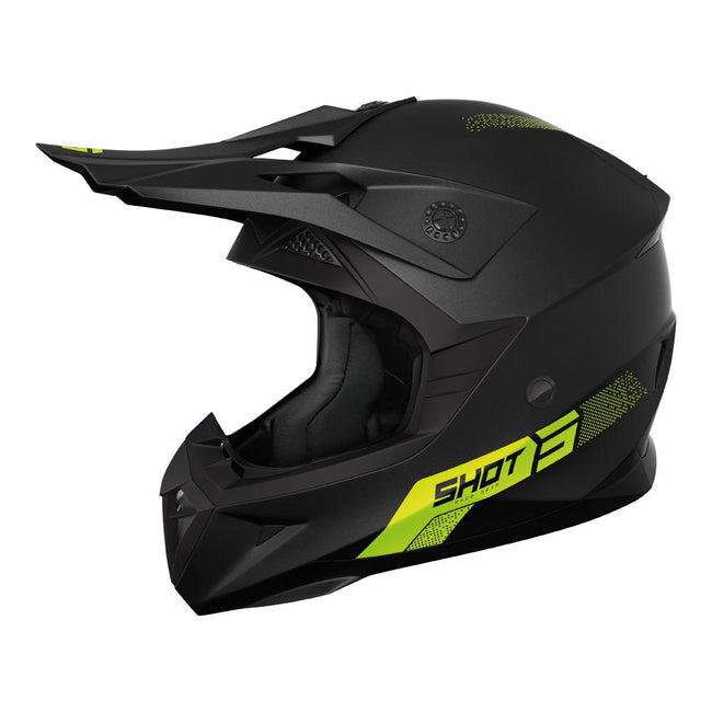 Shot Pulse Element Helmet Neon Yellow Matt Hover Image