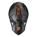 Shot Pulse Lines Helmet Black/Orange Matt