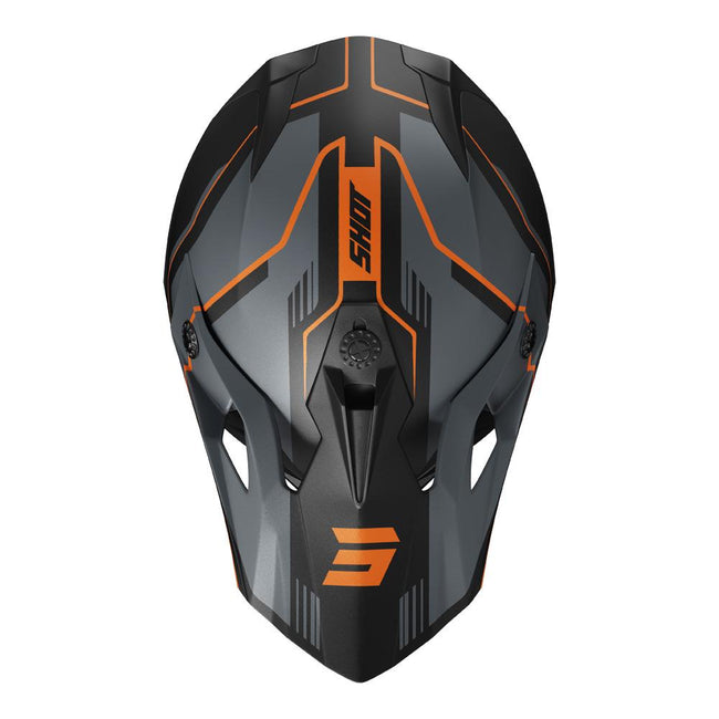 Shot Pulse Lines Helmet Black/Orange Matt Main Image