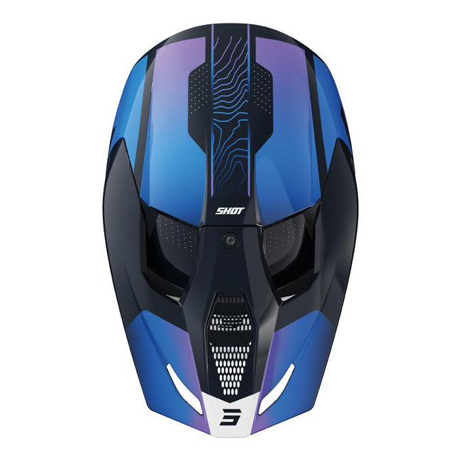 Shot Furious Kid Apex Helmet Blue Glossy Main Image