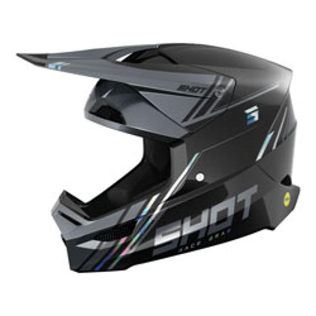 Shot Race Sprint Helmet Black Holographic Pearly Hover Image