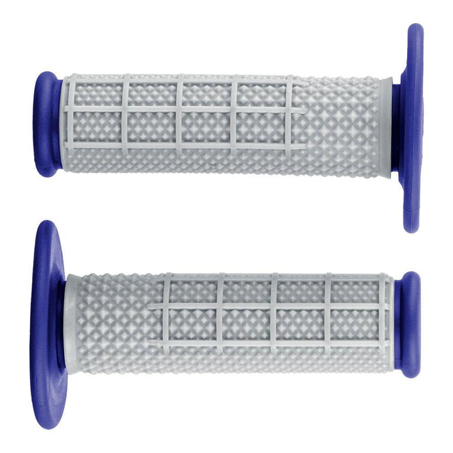 STATES MX PRO SERIES DIAMOND MX HAND GRIPS - HALF WAFFLE - BLUE Hover Image