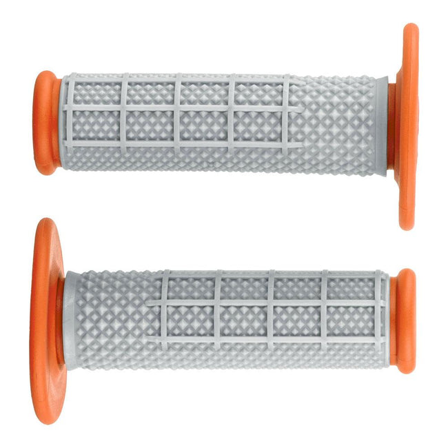 STATES MX PRO SERIES DIAMOND MX HAND GRIPS - HALF WAFFLE - ORANGE Hover Image