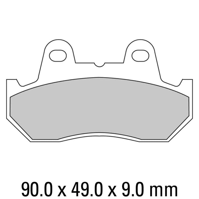FERODO Disc Pad Set - FDB538 P Platinum Non Sintered Compound Hover Image