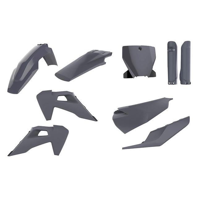 POLISPORT MX KIT HUSQVARNA TC/FC 19-22 - NARDO GREY - (INCL. FORK GUARDS) Hover Image