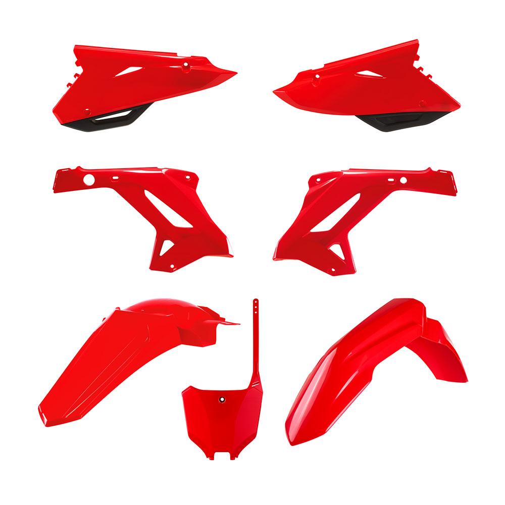POLISPORT MX RESTYLE KIT HONDA CR125/250 00-01 RED