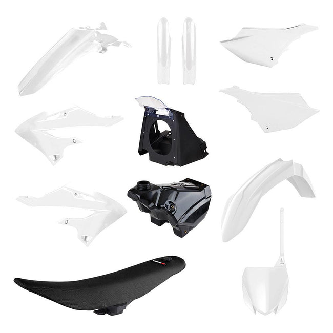 POLISPORT MX RESTYLE KIT YAMAHA YZ125/250 WHITE INCL TANK & SEAT 02-21 Hover Image