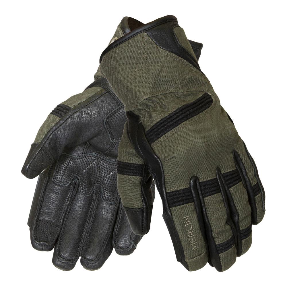 Merlin Mahala D3O® Waterproof Gloves Black/Olive
