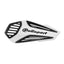 POLISPORT MX AIR HANDGUARD - WHITE/BLACK