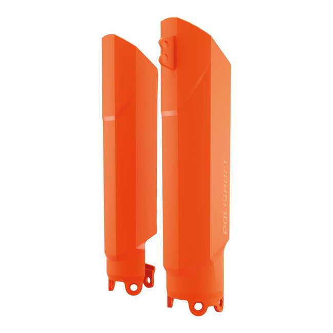 POLISPORT FULL WRAP FORK GUARDS KTM HUSQY GASGAS SHERCO - ORANGE Main Image